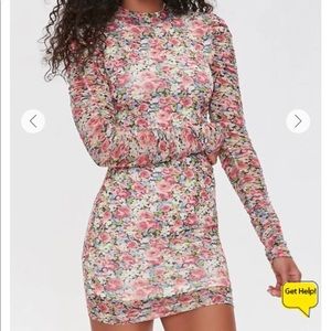 Floral bodycon dress